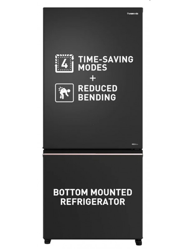 Refrigerator: Panasonic 450L 2 Star 6-Stage Smart Inverter Frost -Free Double Door Bottom Mount Refrigerator
